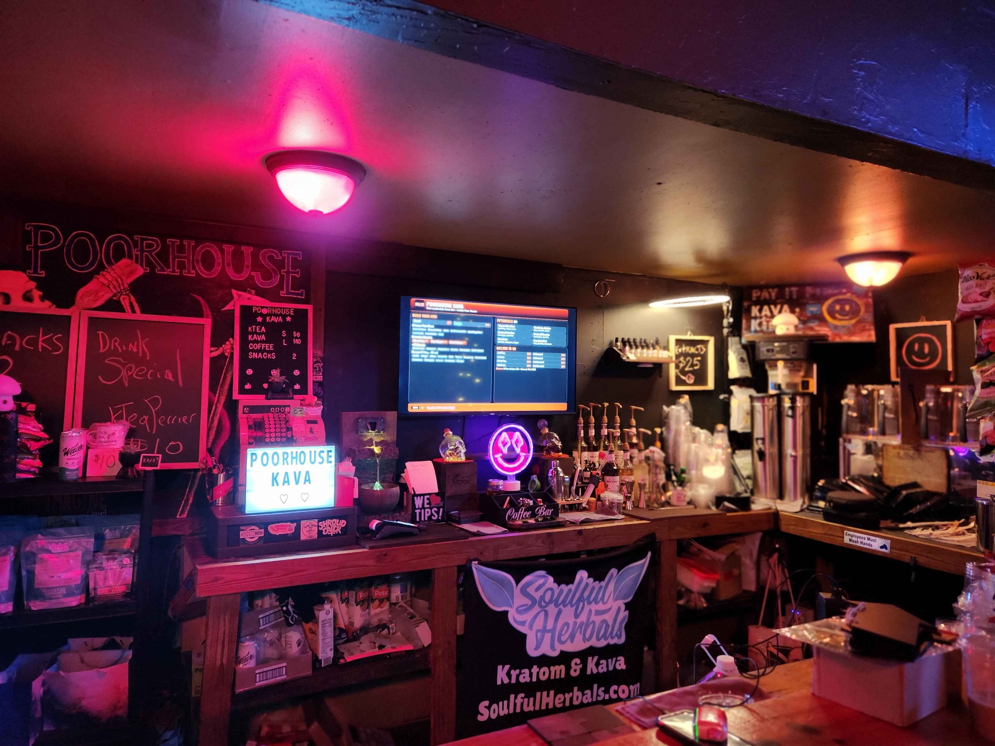 Inside PoorHouse Kava